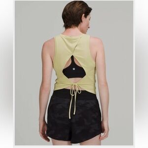 Lululemon Open Tie Back Tank top